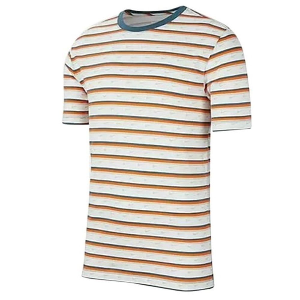 Nike Club Striped Crew neck Short Sleeve T-Shirt